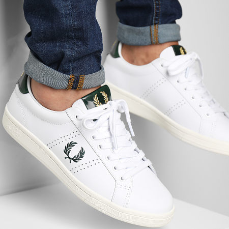 Fred Perry - Baskets B721 Leather White