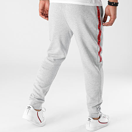 PSG - P14131 Pantaloni da jogging a righe grigio erica