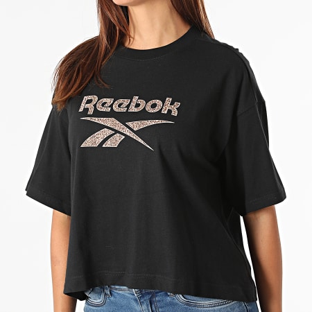 Reebok - Camiseta Mujer H41353 Negra