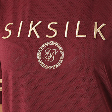 SikSilk - Robe Femme Mesh Bordeaux