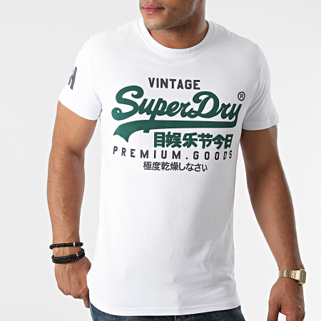 Superdry - Tee Shirt M1011356A Blanc