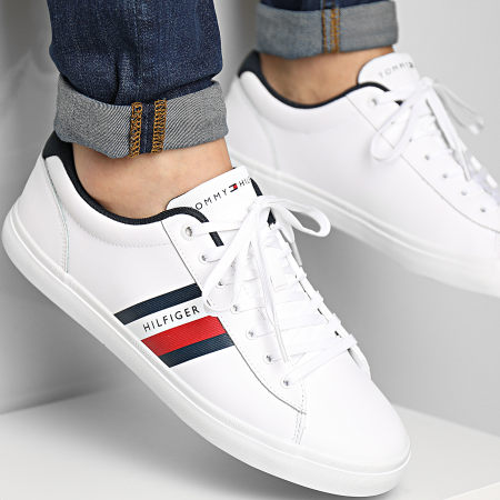 Tommy Hilfiger - Baskets Essential Leather 3722 White