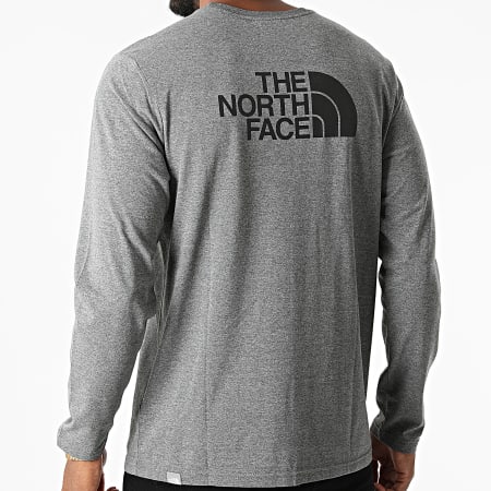 The North Face - Tee Shirt Manches Longues A2TX1 Gris Anthracite Chiné