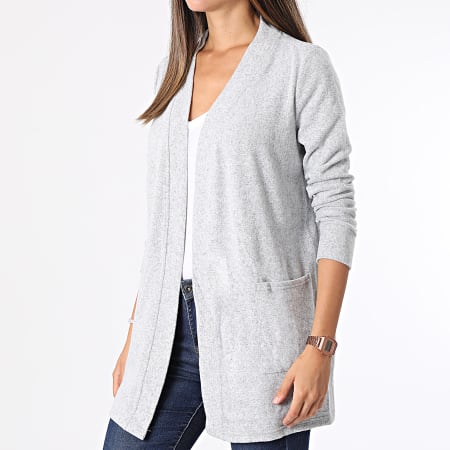 Noisy May - Cardigan Femme City Gris Chiné