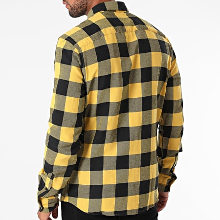 Chemise jaune sale carreaux