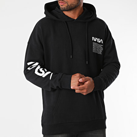 Only And Sons - Sweat Capuche Nasa Life RLX Noir