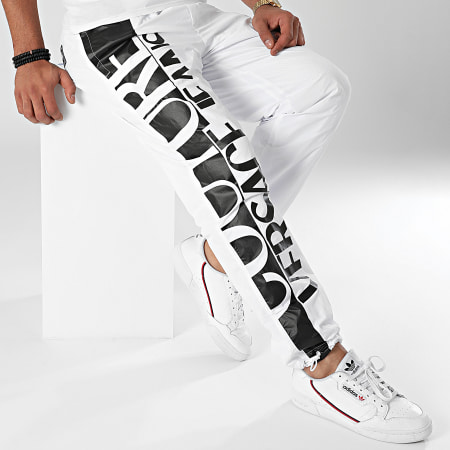 Versace Jeans Couture - Pantalon Jogging Crinkle Nylon 71GAA102-CQS04 Blanc