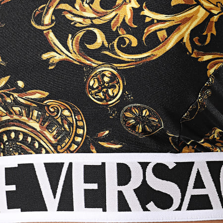 Versace Jeans Couture - Brassière Lycra Print Baroque Noir Renaissance