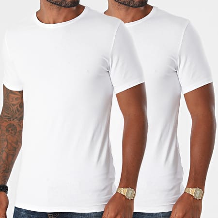 Blend - Set di 2 magliette Nick 701877 Bianco