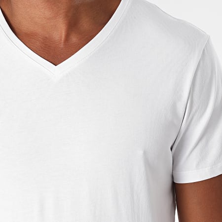 Blend - Set di 2 magliette con scollo a V Nico 701996 Bianco