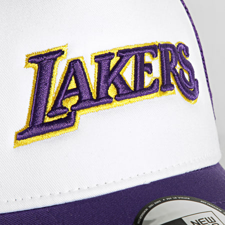New Era - Casquette Trucker Team Arch 60141674 Los Angeles Lakers Violet Blanc