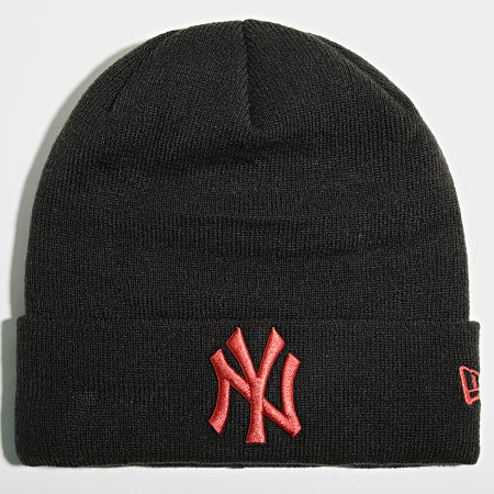 New Era - Bonnet League Essential Cuff 60141713 New York Yankees Noir Orange