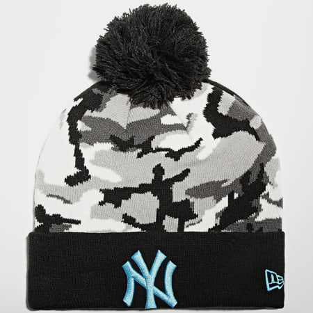 New Era - Bonnet Camo Cuff Knit 12490318 New York Yankees Noir Camouflage