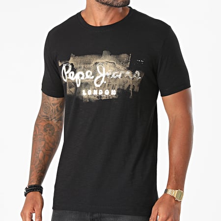 Pepe Jeans - Tee Shirt Golders Noir