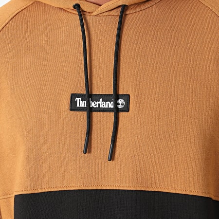Timberland - Sweat Capuche YC Cut And Sew A22KQ Noir Camel