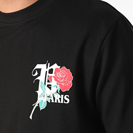 Zelys Paris - Tee Shirt Orio Noir Floral