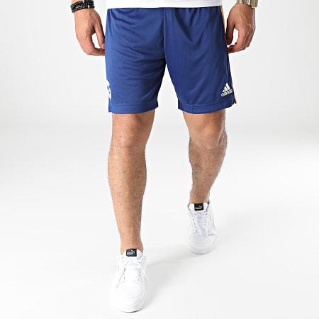 Adidas Sportswear - Short Jogging A Bandes Real Madrid GM6787 Bleu Roi
