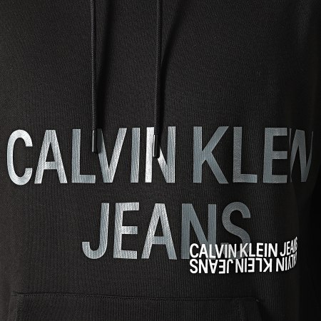 Calvin Klein - Felpa con cappuccio 8801 nero