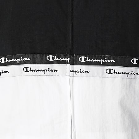 Champion - Veste Zippée 216567 Blanc Noir