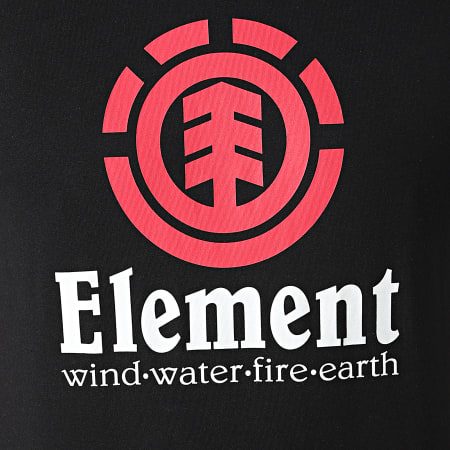 Element - Tee Shirt Vertical Z1SSI4-ELF1 Noir