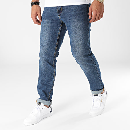 Frilivin - Jeans slim in denim blu