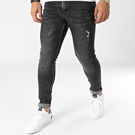 Frilivin - Jeans slim grigio antracite