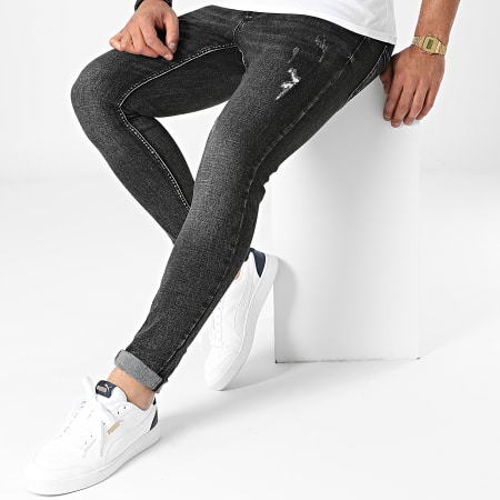 Frilivin - Jeans slim grigio antracite