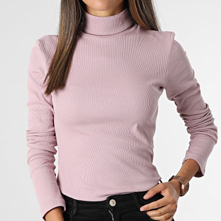 Girls Outfit - Tee Shirt Manches Longues Femme Adrian Mauve