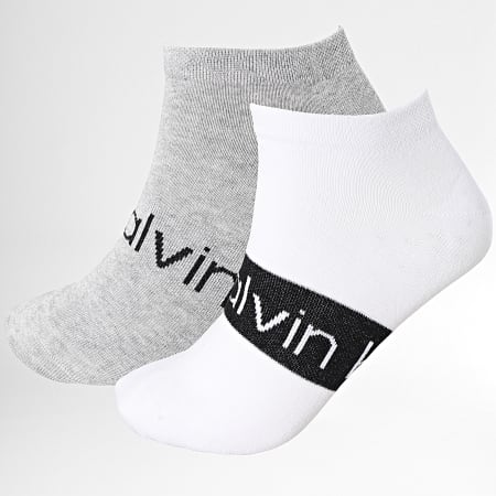 Calvin Klein - Confezione da 2 paia di calzini 701218712 Bianco