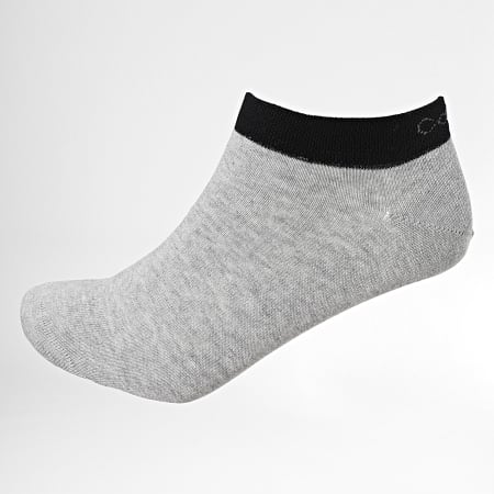 Calvin Klein - Confezione da 2 paia di calzini 701218715 bianco grigio erica