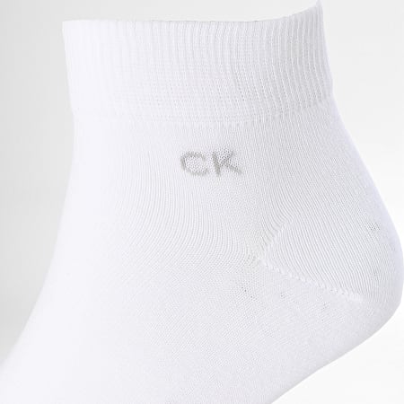 Calvin Klein - Pack De 2 Pares De Calcetines 701218706 Blanco
