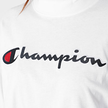 Champion - Sweat Crewneck Femme 114473 Blanc