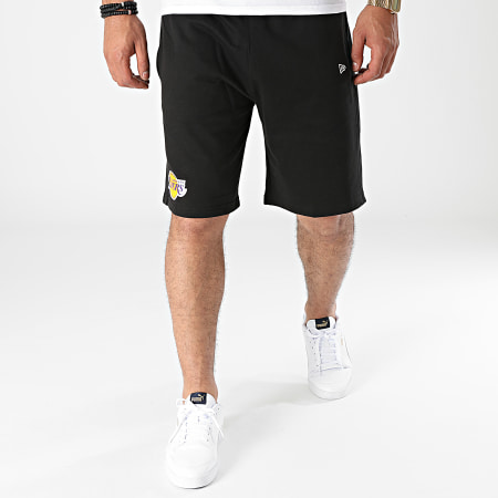 New Era - Pantalones cortos de jogging Los Angeles Lakers 12827199 Negro