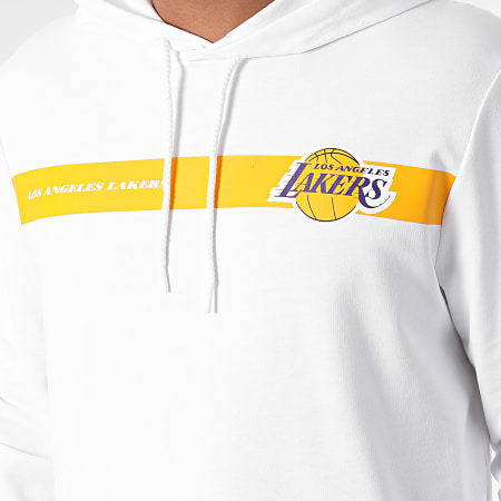 New Era - Sweat Capuche Los Angeles Lakers 12827202 Blanc