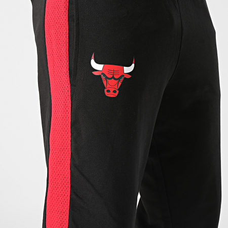 New Era - Pantalon Jogging A Bandes Chicago Bulls 12827207 Noir Rouge