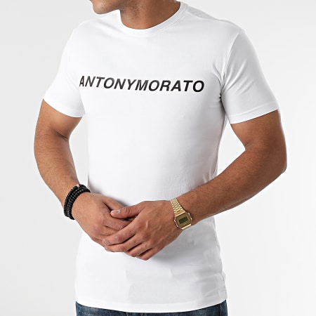Antony Morato - Tee Shirt Men At Work Blanc