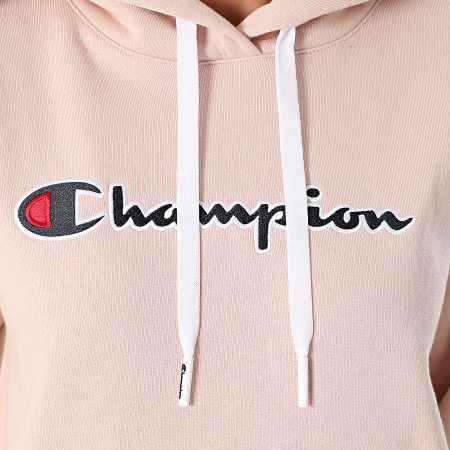 Champion - Sweat Capuche Femme 114461 Rose