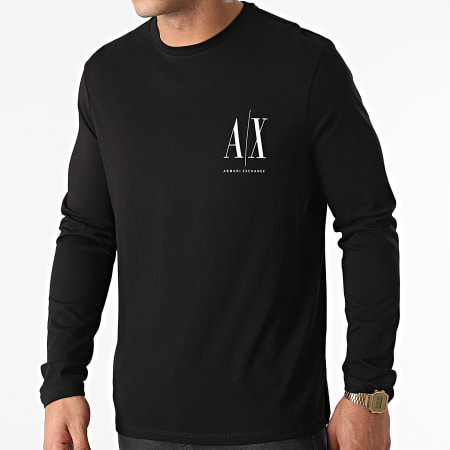Armani Exchange - Tee Shirt Manches Longues 8NZTPL-ZJH4Z Noir