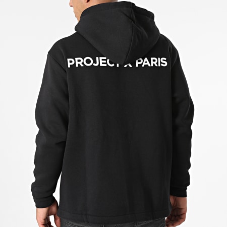 Project X Paris - Sweat Capuche Col Zippé 2120804 Noir