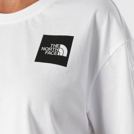 The North Face - Maglietta da donna con taglio fine bianco