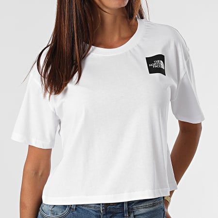 The North Face - Camiseta Corta Mujer Blanca
