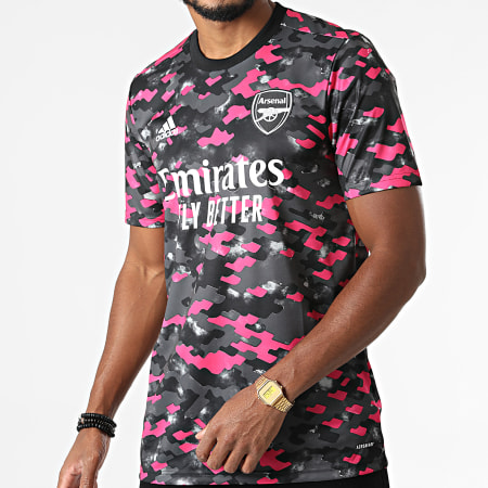 Adidas Performance - Tee Shirt De Sport Arsenal FC GR4150 Gris Anthracite Rose