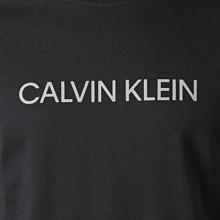 Calvin Klein - GMF1K200 Maglietta a maniche lunghe riflettente nera
