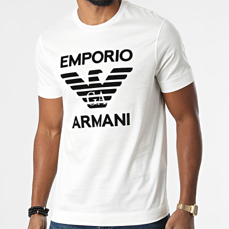 Emporio Armani - Tee Shirt 6K1TD0-1JSAZ Beige