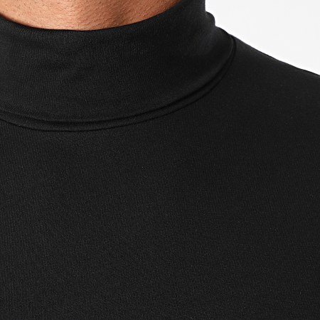 LBO - Set di 2 camicie a collo alto a maniche lunghe Uni 2000 nero e beige