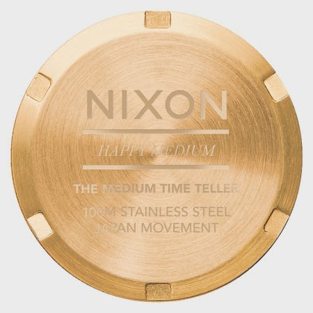 Nixon - Reloj Medium Time Teller A1130-502 Todo Dorado