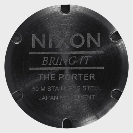 Nixon - Orologio Porter A1057-756 Nero e Bianco