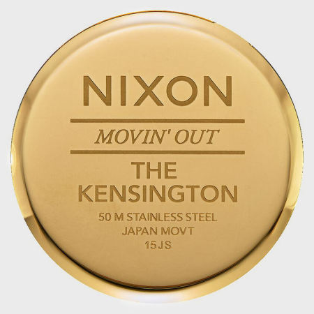 Nixon - Montre Femme Kensington Leather A108-513 Gold Black