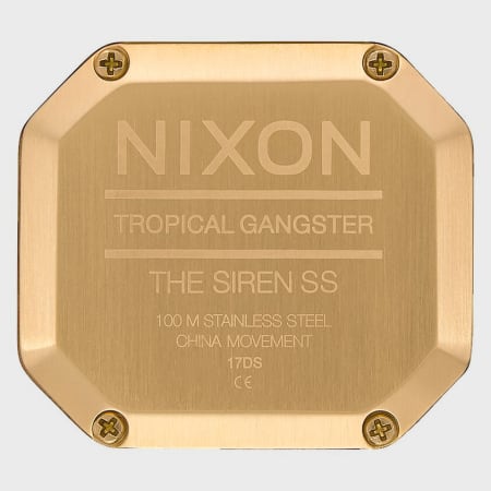 Nixon - Montre Femme Siren A1211-508 Gold White