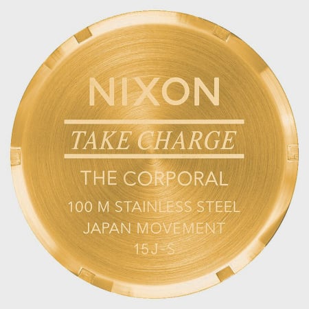 Nixon - Montre Corporal A346-510 All Gold Black